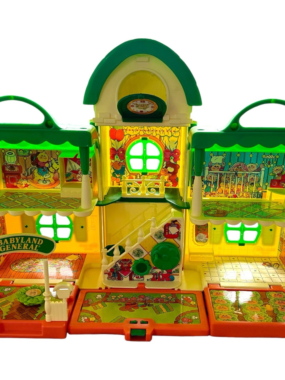 Cabbage Patch Kids Babyland General Playset 1984 Vintage OAA Inc Fold Out House